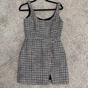 Gianni Bini Multicolor Tweed Mini Dress 2